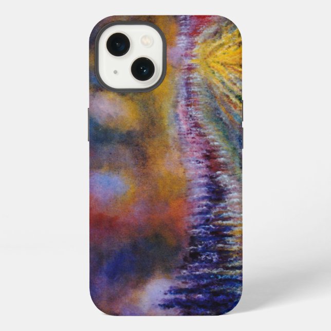 Lila Pfad iPhone Hülle (Rückseite)