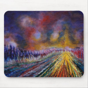 Lila Pfad Mousepad
