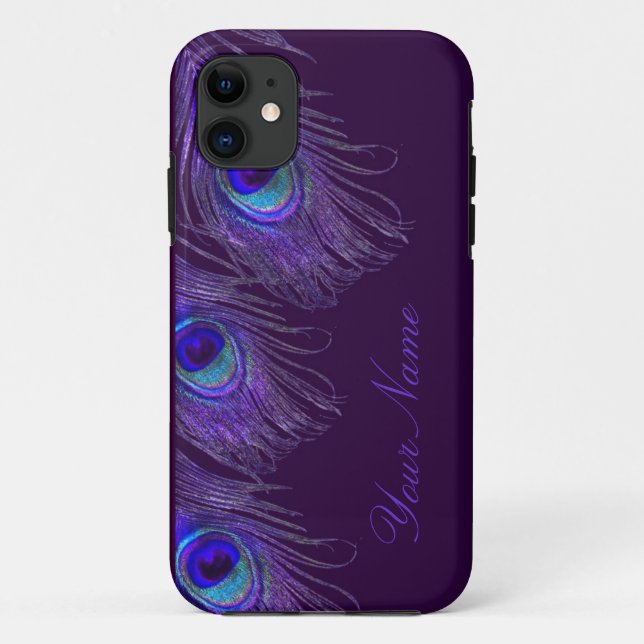 lila Pfau iphone 5 Kasten Case-Mate iPhone Hülle (Rückseite)