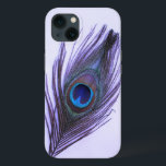 Lila Pfauenfeder auf Lila Case-Mate iPhone Hülle<br><div class="desc">Eine Pfauenfeder mit den lila Farbtönen,  die auf einem durchsichtigen lila Hintergrund hervorgehoben werden.</div>