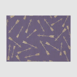 Lila Pfeile (Design 7 der Lila Serie) Seidenpapier