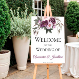 Lila Pflaumenrosa-Peonies Herzlich willkommen bei  Poster