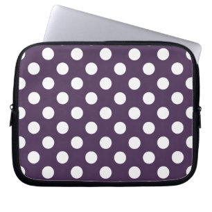 Lila Pflaumenspalte Laptopschutzhülle