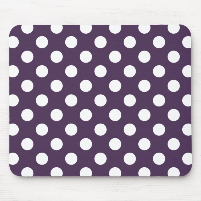 Lila Pflaumenspalte Mousepad (Vorne)
