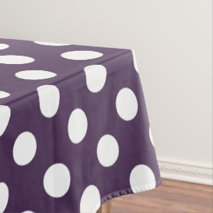 Lila Pflaumenspalte Tischdecke