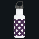 Lila Pflaumenspalte Trinkflasche<br><div class="desc">Lila Pflaumenspalte</div>