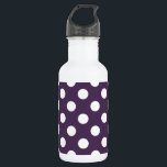 Lila Pflaumenspalte Trinkflasche<br><div class="desc">Lila Pflaumenspalte</div>