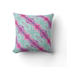 Lila Pink Aqua Muster Reversible Boho