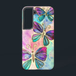 Lila Pink Butterfells Samsung Galaxy Case Samsung Galaxy Hülle<br><div class="desc">Farbenfrohe Schmetterlinge Flying Samsung Galaxy Hüllen oder iPhone Cases - Malerei - Anpassbar - Wählen / Fügen Sie Ihren einzigartigen Text - Name / Farben / Schriftart / Größe / Elemente - Bild / mehr - Make Your Special Gift - Vergrössern und verschieben oder entfernen und fügen Sie Elemente /...</div>
