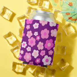 Lila Pink Daisies Niedliche Farbenspiel Blumen Dosenkühler