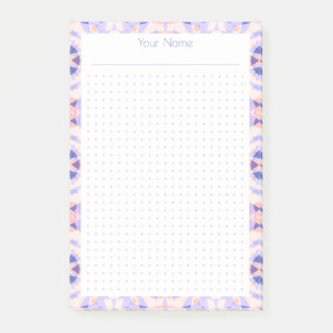 Lila Pink Dot Grid Layout Uni Plan Planer Post-it Klebezettel