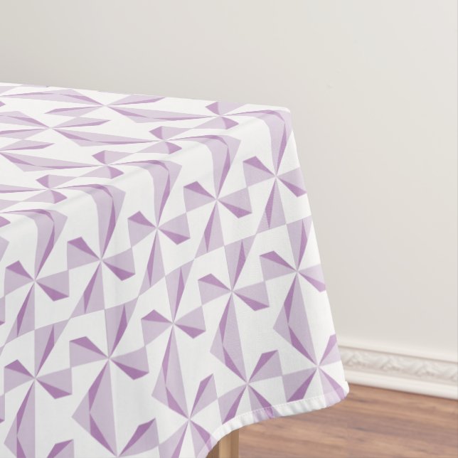 Lila Pinräder Tischdecke (Beispiel)