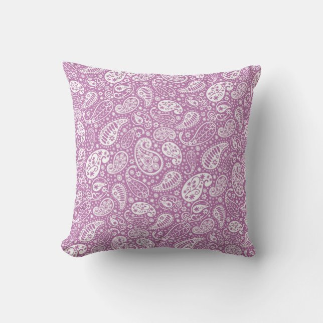"lila Pisley throw Kissen" Kissen (Vorderseite)