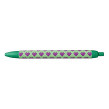 Lila Pixel Herz Muster
