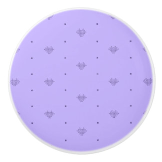 Lila Pixelschwerpunkt Dresserzieher Keramikknauf