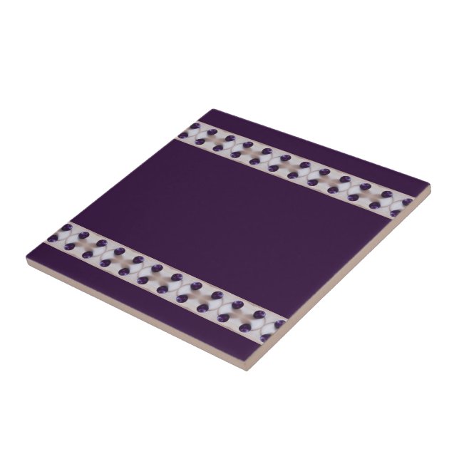 Lila Plakate Fliese (Seite)