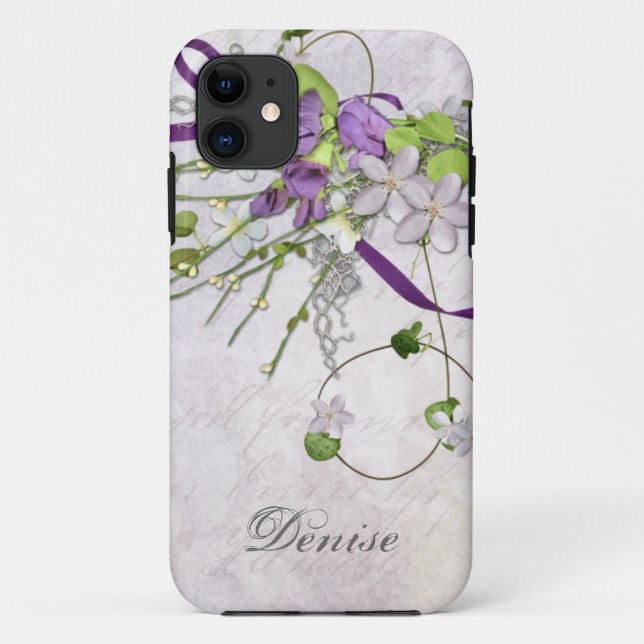 Lila Platterbsen des Girly Lavendel-iPhone5 Case-Mate iPhone Hülle (Rückseite)
