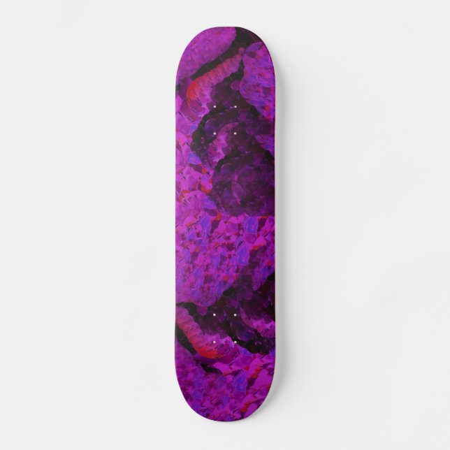 Lila Pleaser-Skateboard Skateboard (Vorderseite)