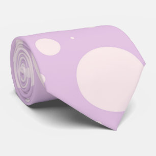 Lila Polka Dot Krawatte für Ihm