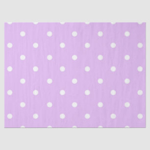Lila Polka Dot Tissue Paper Seidenpapier