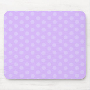 Lila Polka Dots Mouse Pad Mousepad