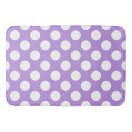 Lila Polka Dots, Polka Dot Pattern, Dots, Dotter Badematte