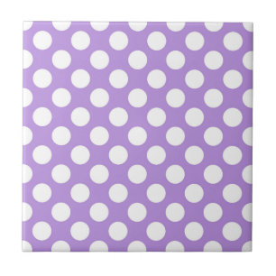 Lila Polka Dots, Polka Dot Pattern, Dots, Dotter Fliese