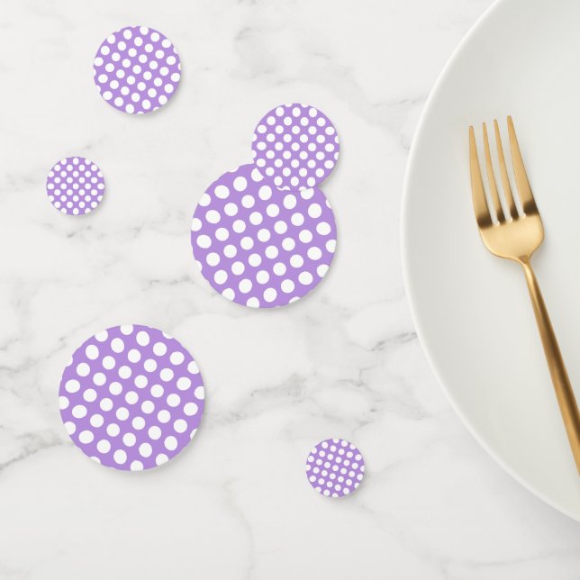 Lila Polka Dots, Polka Dot Pattern, Dots, Dotter Konfetti (Gruppe)
