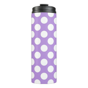 Lila Polka Dots, Polka Dot Pattern, Dots, Dotter Thermosbecher
