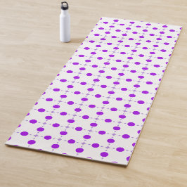 Lila Polka Dots, Polka Dot Pattern, Dots, Dotter Yogamatte