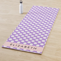 Lila Polka Dots, Polka Dot Pattern, Ihr Name