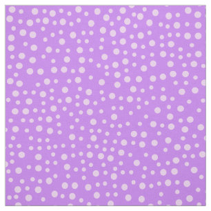 Lila Polka-Punkt-Muster Stoff