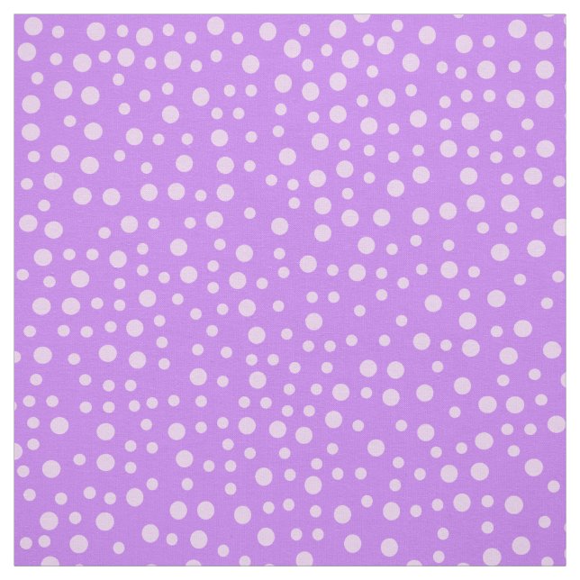Lila Polka-Punkt-Muster Stoff (Muster)