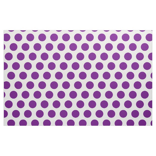Lila Polka-Punkt Stoff (Yard (91,4 cm))