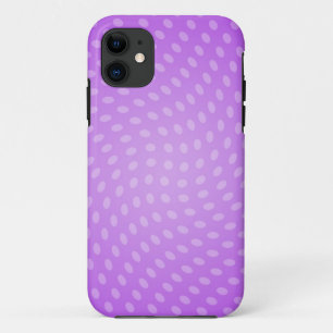 Lila Polka-Punkte wirbeln Case-Mate iPhone Hülle