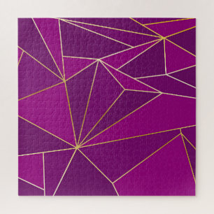 Lila Polygonkunst: geometrischer Hintergrund der G