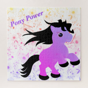 Lila Pony Power Puzzle