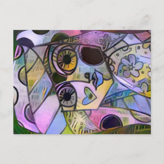 Lila Postkarte 2
