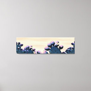 Lila Prickeln Leinwanddruck