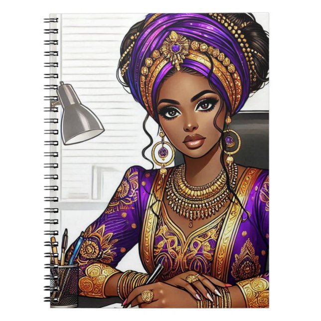 Lila Princess-Notebook Notizblock (Vorderseite)
