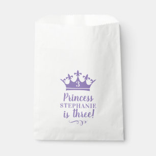 Lila Princess Tiara Crown Individuelle Name Age Pa Geschenktütchen