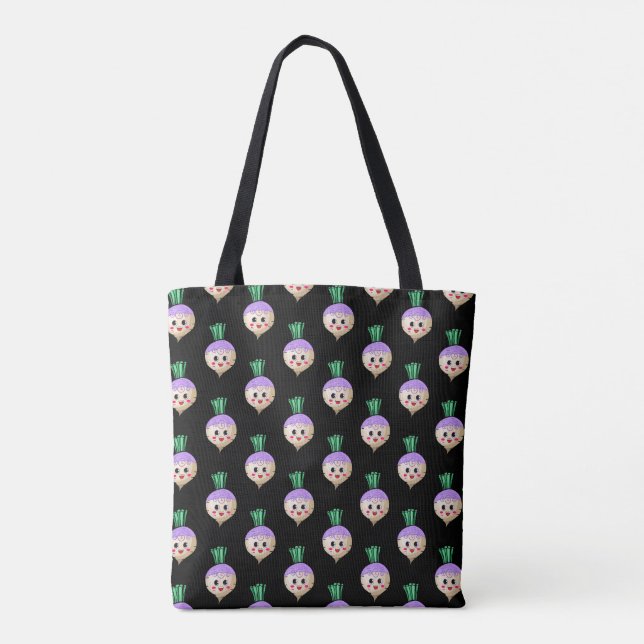 Lila Prinzen Tasche (Rückseite)