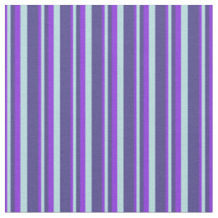 Lila, Pulver blaue und dunkle Schieferblau Streife Stoff