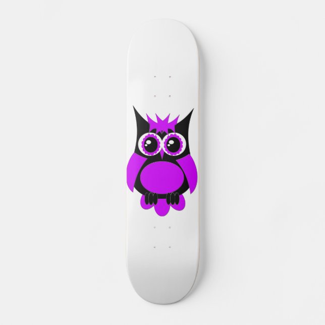 Lila PunkeuleSkateboard Skateboard (Vorderseite)
