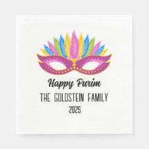 Lila Purim Masquerade Familienname