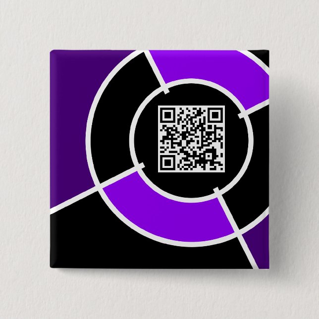 lila QR-Code Button (Vorderseite)