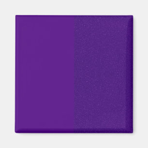 Lila Quadrat-Magnet mit zwei Finish - Anpassbar Magnet