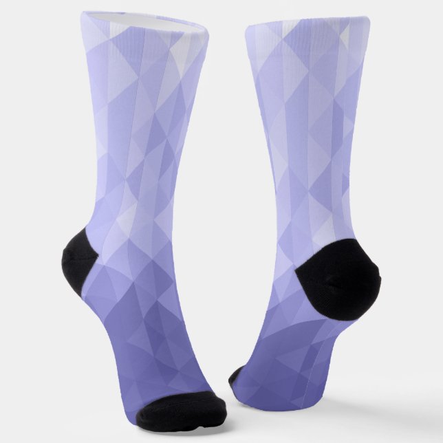 Lila Quadrat Socken (Gewinkelt)
