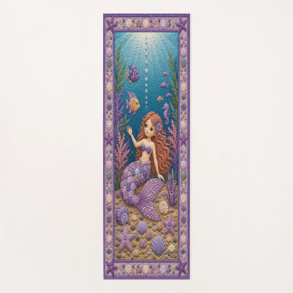 Lila Quilty Meerjungfrau Yogamatte