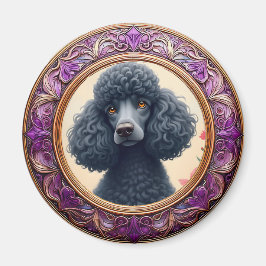 Lila Rahmen Magnet